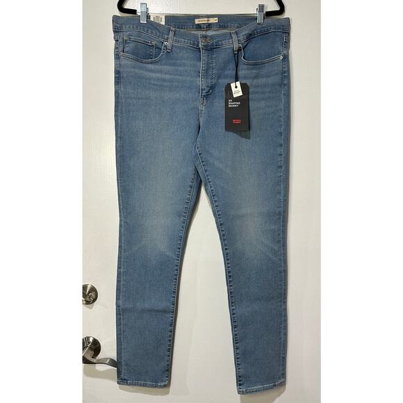 Levi's 311 Shaping Skinny Mid Rise Jeans Size 34 x 32 New w/ Tags Levi's Sculpt - Picture 2 of 13